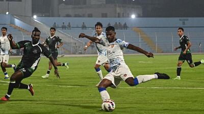 Players of FC Goa, in white, and Mohammedan Sporting Club vie for the ball during their ISL match. (PTI) Players of FC Goa, in white, and Mohammedan Sporting Club vie for the ball during their ISL match. (PTI)