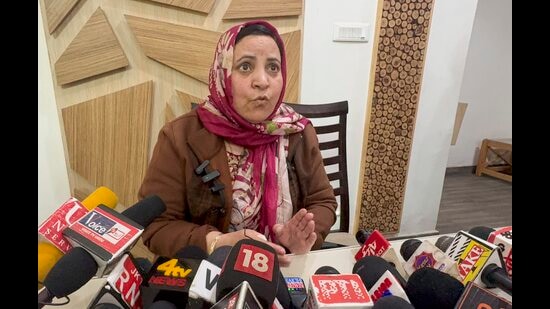 J&K education minister Sakina Itoo. (PTI)