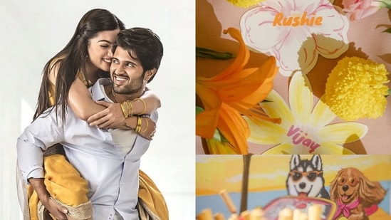 Vijay Deverakonda and Rashmika Mandanna enjoy their Haldi
