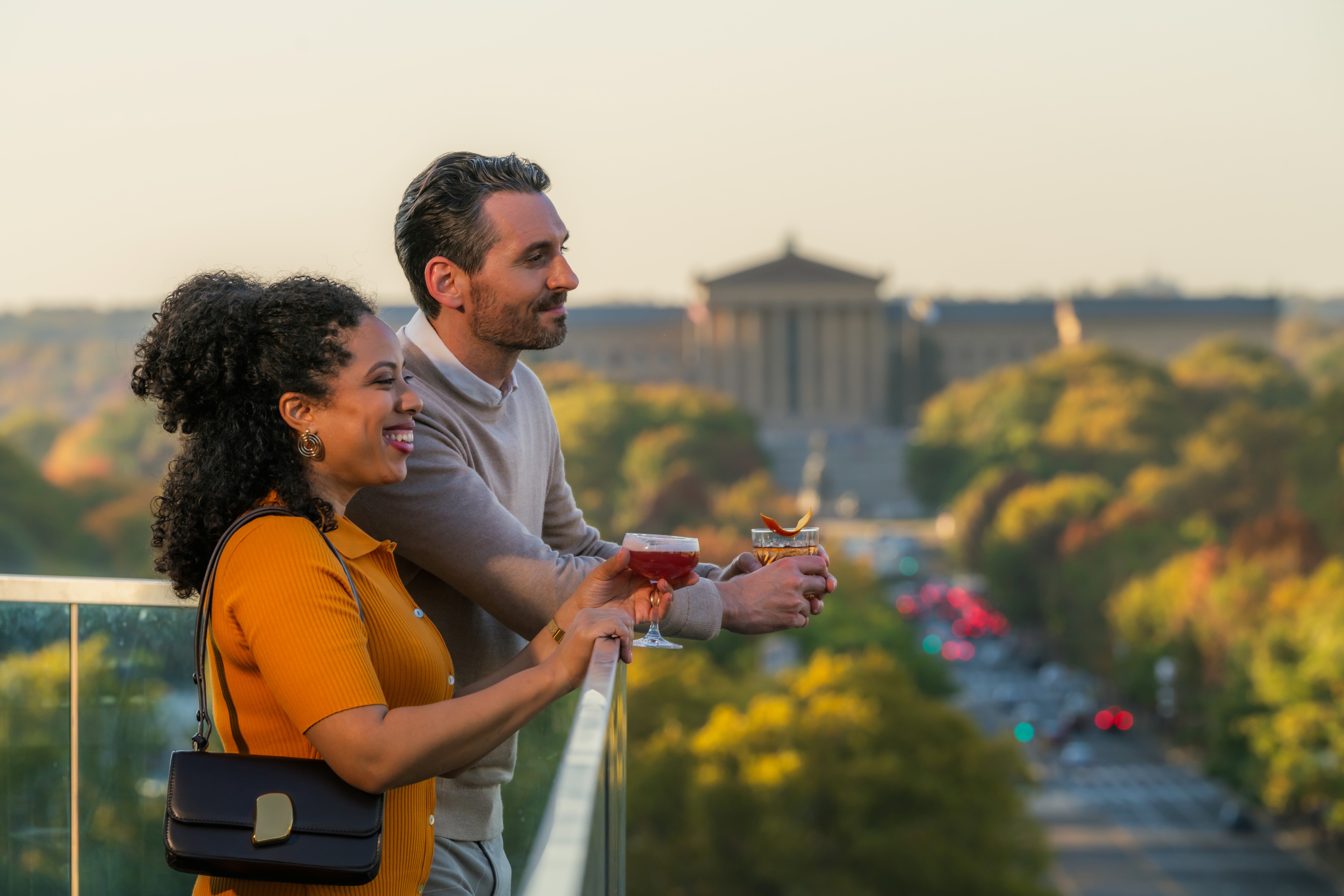 At Assembly Rooftop, take in the city from every direction, from skyline views to open-air lounging to golden-hour conversations that stretch long after sunset. (Brand USA) At Assembly Rooftop, take in the city from every direction, from skyline views to open-air lounging to golden-hour conversations that stretch long after sunset. (Brand USA)
