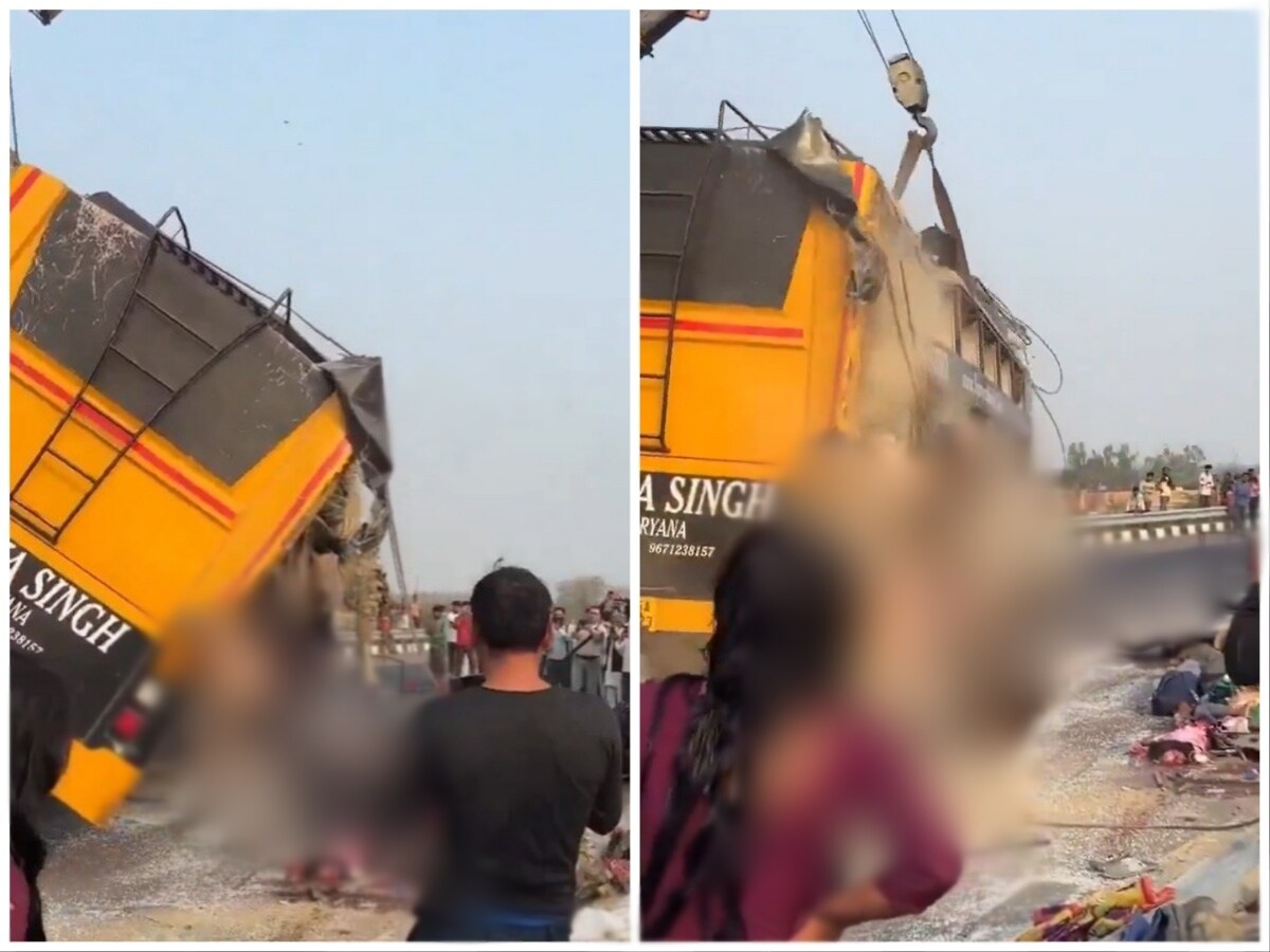 The driver and cleaner allegedly fled the scene immediately after the crash. (Social media) The driver and cleaner allegedly fled the scene immediately after the crash. (Social media)