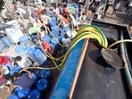 (Representative image) RWA says 10–15 tankers are arranged daily, costing  <span class='webrupee'>₹</span>1,200– <span class='webrupee'>₹</span>1,500 per day. Issue has persisted for two years but worsened recently. (HT Archive)