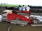 A dhobi ghat in Delhi. (HT Archive)