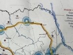 A map showing the proposed surface water grid. (SOURCED)