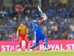Sanju Samson was dismissed for 24 against Zimbabwe.