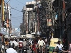 According to officials, the underground cabling work will be carried out in phases during night hours to minimise disruption to traffic and daily activity. (Vipin Kumar/HT Photo)