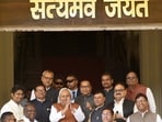 Bihar CM Nitish Kumar arrives to attend the Budget Session at the Bihar Assembly in Patna on Thursday. (Santosh Kumar/HT)