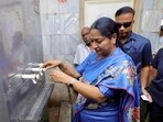 CM Gupta visited the Delhi government-run IHBAS in September last year (HT)