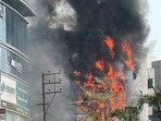 జూబ్లీహిల్స్ లో అగ్ని ప్రమాదం 