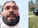 According to police, the accused, Pradeep, was cornered by officers but refused to give himself up, alternately drinking water and smoking a bidi while pointing the weapon at them. 