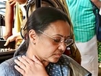 Kannur: Kerala Health Minister Veena George at the Kannur railway station amid a protest by Kerala Students Union (KSU) activists, Kerala, Wednesday, Feb. 25, 2026. Veena George allegedly suffered injuries during the protest. Kannur: Kerala Health Minister Veena George at the Kannur railway station amid a protest by Kerala Students Union (KSU) activists, Kerala, Wednesday, Feb. 25, 2026. Veena George allegedly suffered injuries during the protest.