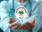 The PMJAY is a centrally sponsored scheme, which is funded by the government, and the funding is shared between the Centre and state governments. It provides health coverage up to  <span class='webrupee'>₹</span>5 lakh per family per year. (HT Photo)