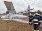 The last several weeks have seen several incidents involving India’s FTOs and smaller trainer-aircraft. In January itself, an IndiaOne Air Cessna Grand C208B aircraft with six on board crash landed in Odisha’s Rourkela. Thankfully, there were no fatalities. (Fire Department/ANI)