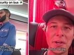 The US vlogger who shared a video of his experience inside a Pakistani bus. 