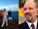 An alleged photo showed Howard Lutnick on Epstein Island.