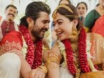 Vijay Deverakonda and Rashmika Mandanna looked stunning in the wedding pictures.