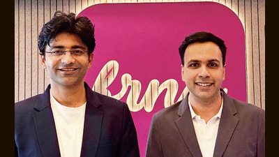 Harshvardhan Chhangani (left) and Bhanu Pratap Singh Tanwar , co-founders of Frnd platform. (HT PHOTO) Harshvardhan Chhangani (left) and Bhanu Pratap Singh Tanwar , co-founders of Frnd platform. (HT PHOTO)