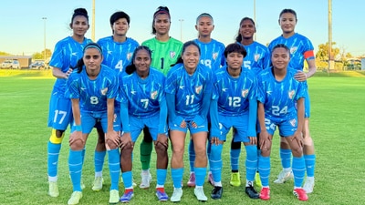 The India women’s team have qualified for the first time for the AFC Women’s Asian Cup. (AIFF) The India women’s team have qualified for the first time for the AFC Women’s Asian Cup. (AIFF)