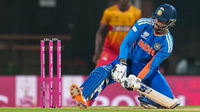 Tilak Varma was also in deep need of runs heading into this match, and he found them after seeing a change in role down the order. Coming in as a finisher, he hammered 44* off just 16 deliveries with four sixes – the kind of innings which will give the young man a lot of confidence. (PTI) Tilak Varma was also in deep need of runs heading into this match, and he found them after seeing a change in role down the order. Coming in as a finisher, he hammered 44* off just 16 deliveries with four sixes – the kind of innings which will give the young man a lot of confidence. (PTI)