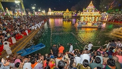 శ్రీవారి సాలకట్ల తెప్పోత్సవాలు ప్రారంభం శ్రీవారి సాలకట్ల తెప్పోత్సవాలు ప్రారంభం