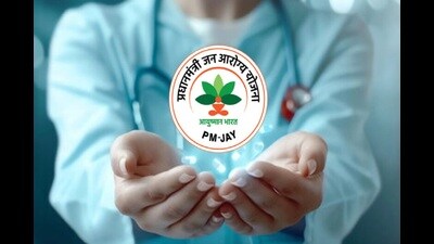 The PMJAY is a centrally sponsored scheme, which is funded by the government, and the funding is shared between the Centre and state governments. It provides health coverage up to  ₹5 lakh per family per year. (HT Photo)