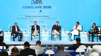 Panel discussion at DNPA Conclave 2026, moderated by HT Digital CEO Puneet Jain Panel discussion at DNPA Conclave 2026, moderated by HT Digital CEO Puneet Jain