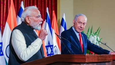 Prime Minister Narendra Modi speaks at the joint press meet with Israeli Prime Minister Benjamin Netanyahu, in Jerusalem on Thursday. (ANI) Prime Minister Narendra Modi speaks at the joint press meet with Israeli Prime Minister Benjamin Netanyahu, in Jerusalem on Thursday. (ANI)