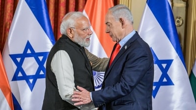 Prime Minister Narendra Modi and Israeli Prime Minister Benjamin Netanyahu at the joint press meet, in Jerusalem on Thursday. (@IsraeliPM/X) Prime Minister Narendra Modi and Israeli Prime Minister Benjamin Netanyahu at the joint press meet, in Jerusalem on Thursday. (@IsraeliPM/X)