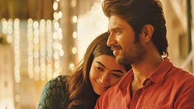 Rashmika Mandanna and Vijay Deverakonda's second wedding ceremony was reportedly all about traditional Coorgi rituals. (Couple in a still from Dear Comrade) Rashmika Mandanna and Vijay Deverakonda's second wedding ceremony was reportedly all about traditional Coorgi rituals. (Couple in a still from Dear Comrade)