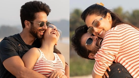 Shahid Kapoor and Mira Kapoor's romantic photos.