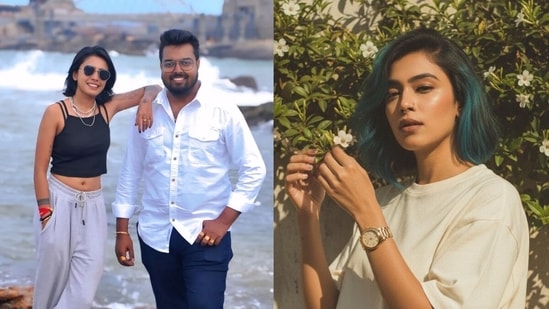 Kannada actress and social media influencer, Aishwarya (R), was among the 11 arrested in the kidnapping and assault of director TA Anish. (Instagram/ash_melo_skyler)
