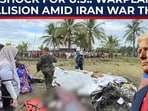 US military plane swerves off road, collides into barrier in Philippines
