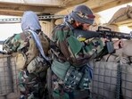 Clashes near the key Torkham border crossing between Afghanistan and Pakistan resumed on February 27. Violence overnight hit a camp for Afghans who had just crossed from Pakistan, with several people wounded. (Photo by AFP)