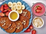 Millet pancakes:Just what the doctor ordered. These grains help stabilise blood sugar, reduce inflammation. (Adobe stock)