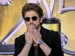 Shah Rukh Khan attended an event in Mumbai on Friday evening. Shah Rukh Khan attended an event in Mumbai on Friday evening.