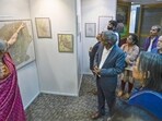 The exhibition in progress. (Sanjeev Verma/HT Photo)