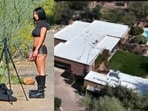 A couple were allegedly seen engaged in a photoshoot outside Nancy Guthrie's house, sparking outrage.