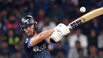 The Kiwis got off to a great start thanks to Finn Allen and Tim Seifert, who put up a fifty partnership in quick time. However, both fell in quick succession before they could really make their power talk. (REUTERS)