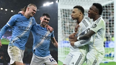 Manchester City will face Real Madrid again in UEFA Champions League Round of 16. (AFP Images) Manchester City will face Real Madrid again in UEFA Champions League Round of 16. (AFP Images)