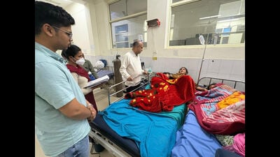 Deputy commissioner (DC) Deepshikha Sharma said health teams are on the ground to monitor the situation. (HT Photo) Deputy commissioner (DC) Deepshikha Sharma said health teams are on the ground to monitor the situation. (HT Photo)