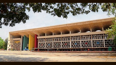 UT had earlier sent a plan to construct a new block on a 20.5 lakh square feet area behind the existing complex. (HT File)