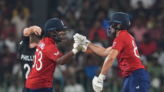 England vs New Zealand Live Score: Rehan Ahmed and Will Jacks lead England to an unlikely win to make things very interesting on Saturday night. England vs New Zealand Live Score: Rehan Ahmed and Will Jacks lead England to an unlikely win to make things very interesting on Saturday night.