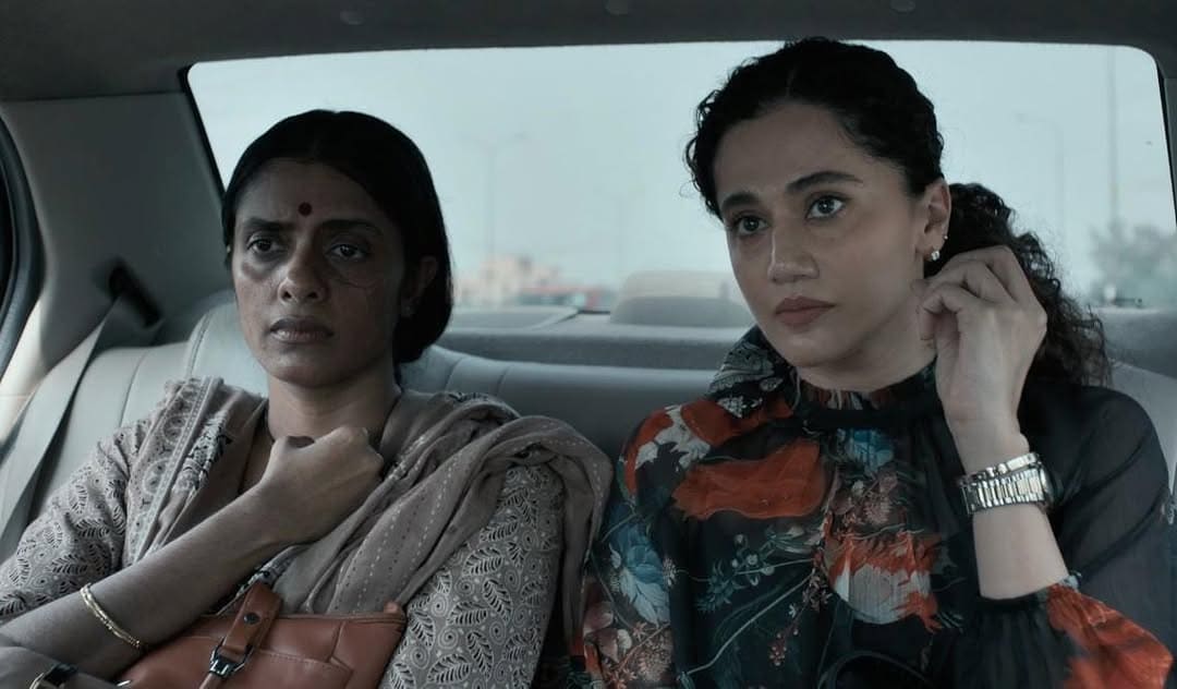 Kani Kusruti and Taapsee Pannu in a still from Anubhav Sinha's Assi. Kani Kusruti and Taapsee Pannu in a still from Anubhav Sinha's Assi.
