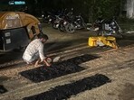According to an assessment, nearly 400 kilometres of roads in Chandigarh require major repairs or carpeting. (Photo by Aashna Gakhar)