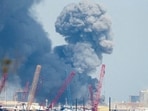 Smoke rises in the sky after blasts were heard in Manama, Bahrain, February 28, 2026.