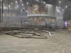 Scary scenes emerged from Kuwait airport on Saturday