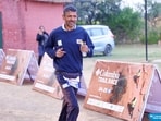 Sikander Lamba said the ultra marathon pulled him out of depression after a personal setback. (HT)