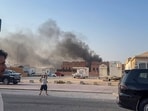 Man screams as missile falls in Qatar amid US-Iran conflict