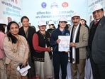 The CM said that a state-of-the-art cancer hospital would be constructed in Hamirpur at a cost of  <span class='webrupee'>₹</span>300 crore which would ensure affordable and accessible treatment within the state. (HT Photo)
