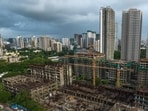 The controversial Patra Chawl redevelopment under construction site at Siddharth Nagar, at Goregaon. (Photo by Vijay Bate/HT Photo) (HT PHOTO) The controversial Patra Chawl redevelopment under construction site at Siddharth Nagar, at Goregaon. (Photo by Vijay Bate/HT Photo) (HT PHOTO)